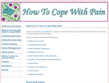 Tablet Screenshot of howtocopewithpain.org